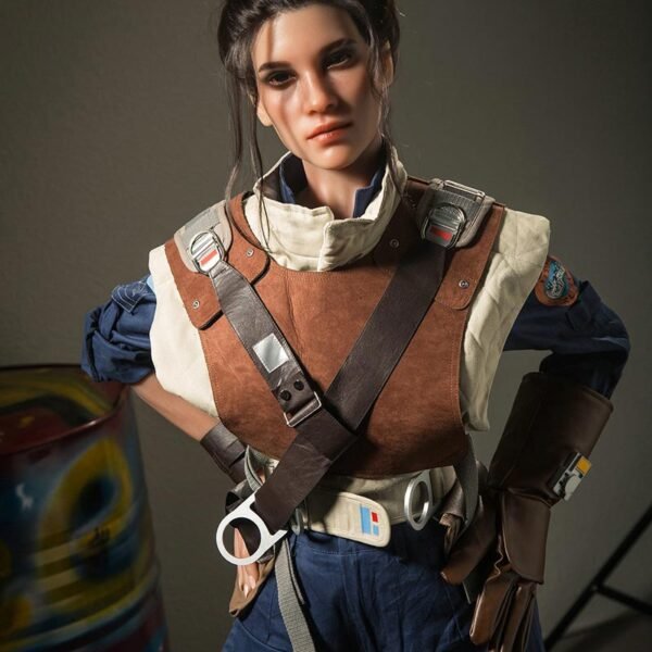 153cm / 5ft F-cup Big Breasts Full Silicone Real Sex Doll Panam